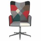 vidaXL Πολυθρόνα Relax Σχέδιο Patchwork Υφασμάτινη