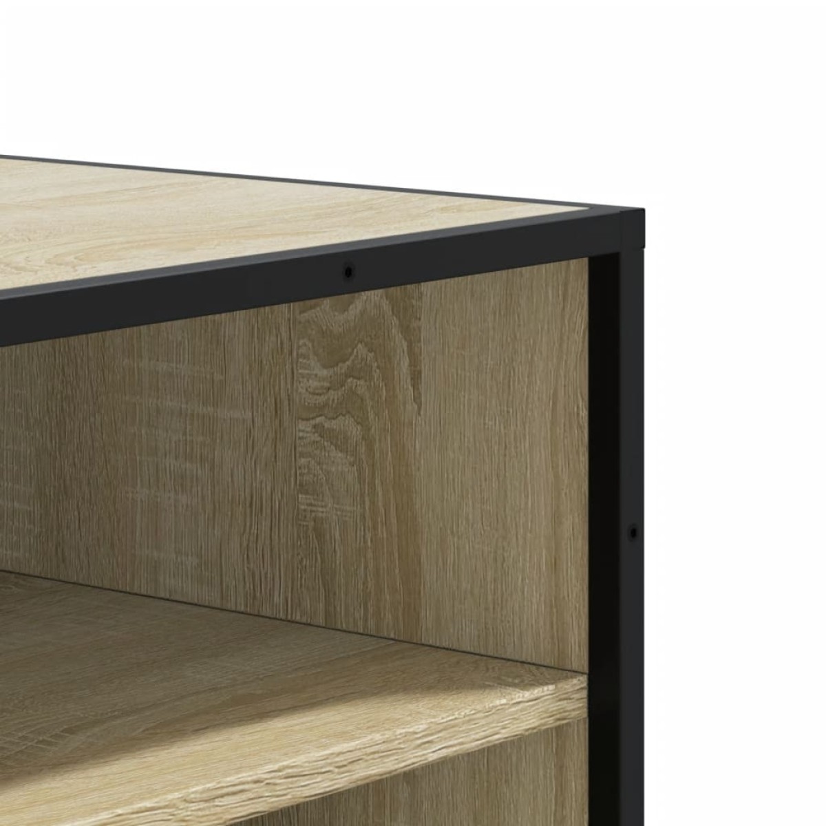 vidaXL Ντουλάπι παπουτσιών Sonoma Oak Κατασκευασμένο ξύλο και μέταλλο