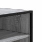 ντουλάπι παπουτσιών vidaXL Γκρι Sonoma Κατασκευασμένο ξύλο και μέταλλο
