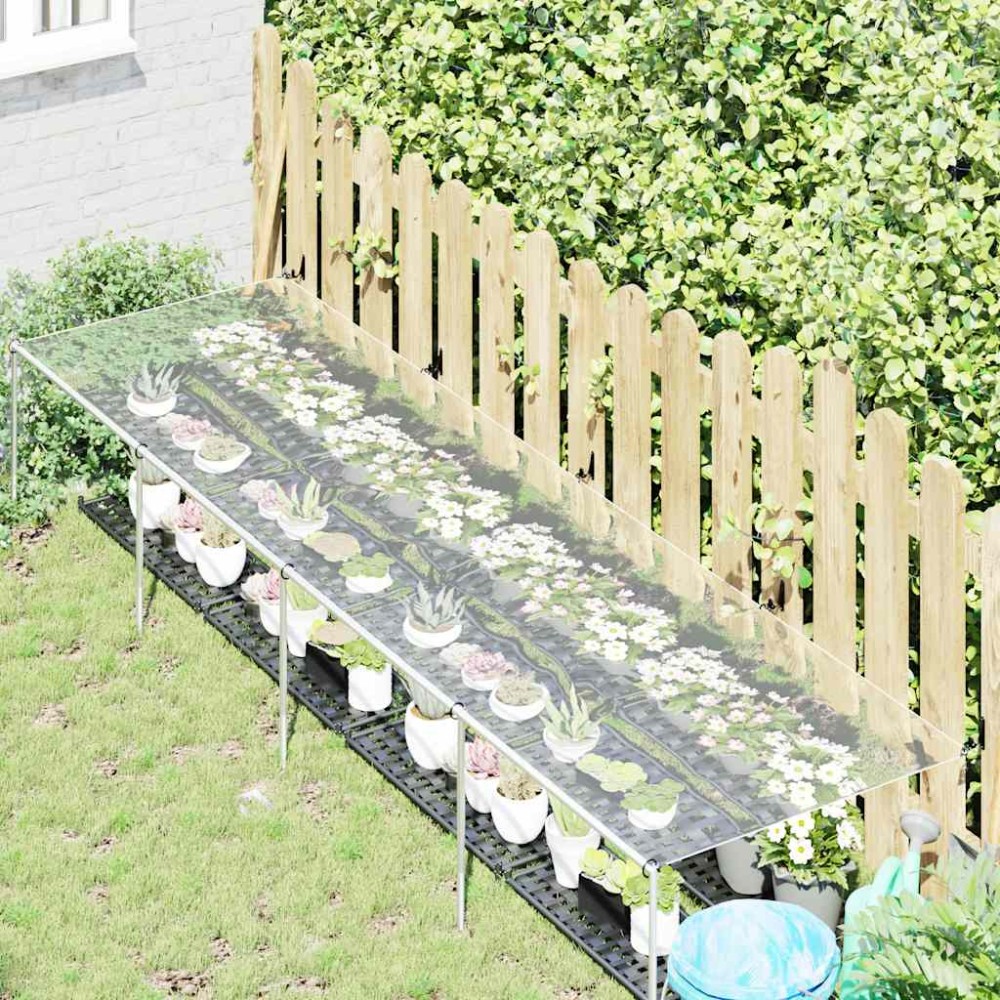 vidaXL Κάλυμμα φυτών με οπές 1x4 m PVC