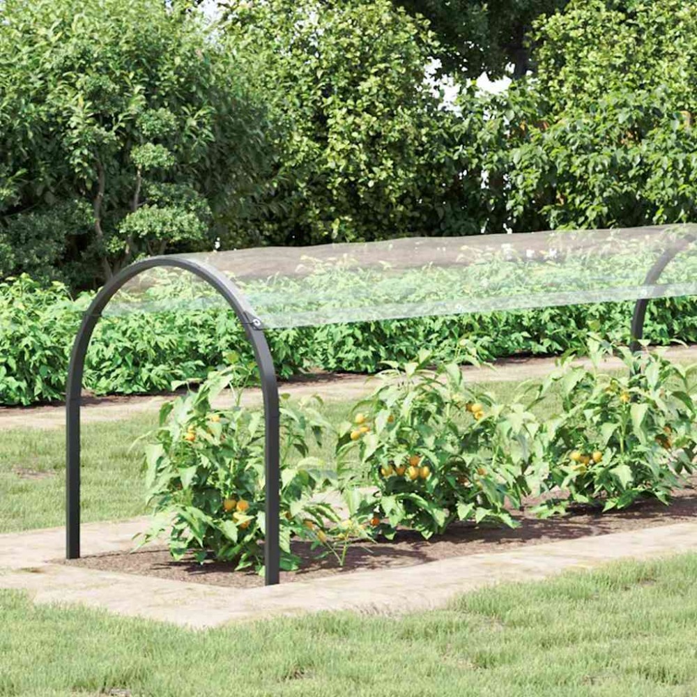 vidaXL Κάλυμμα φυτών με οπές 1x6 m PVC