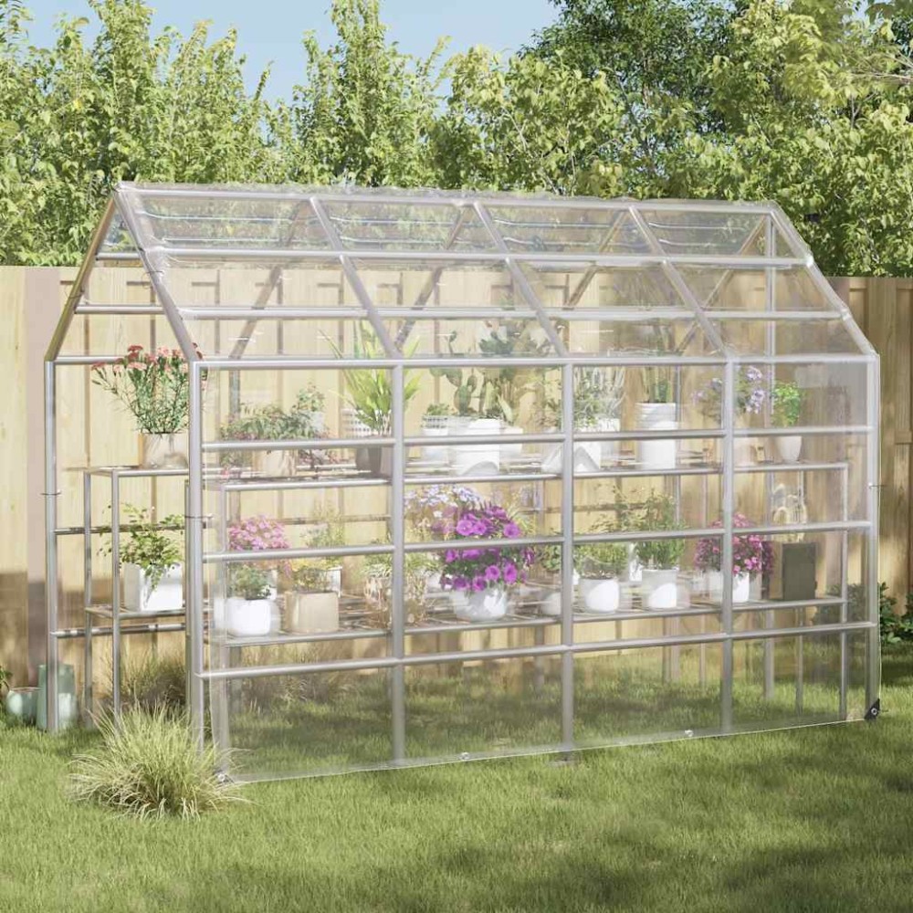 vidaXL Κάλυμμα φυτών με οπές 3x5 m PVC