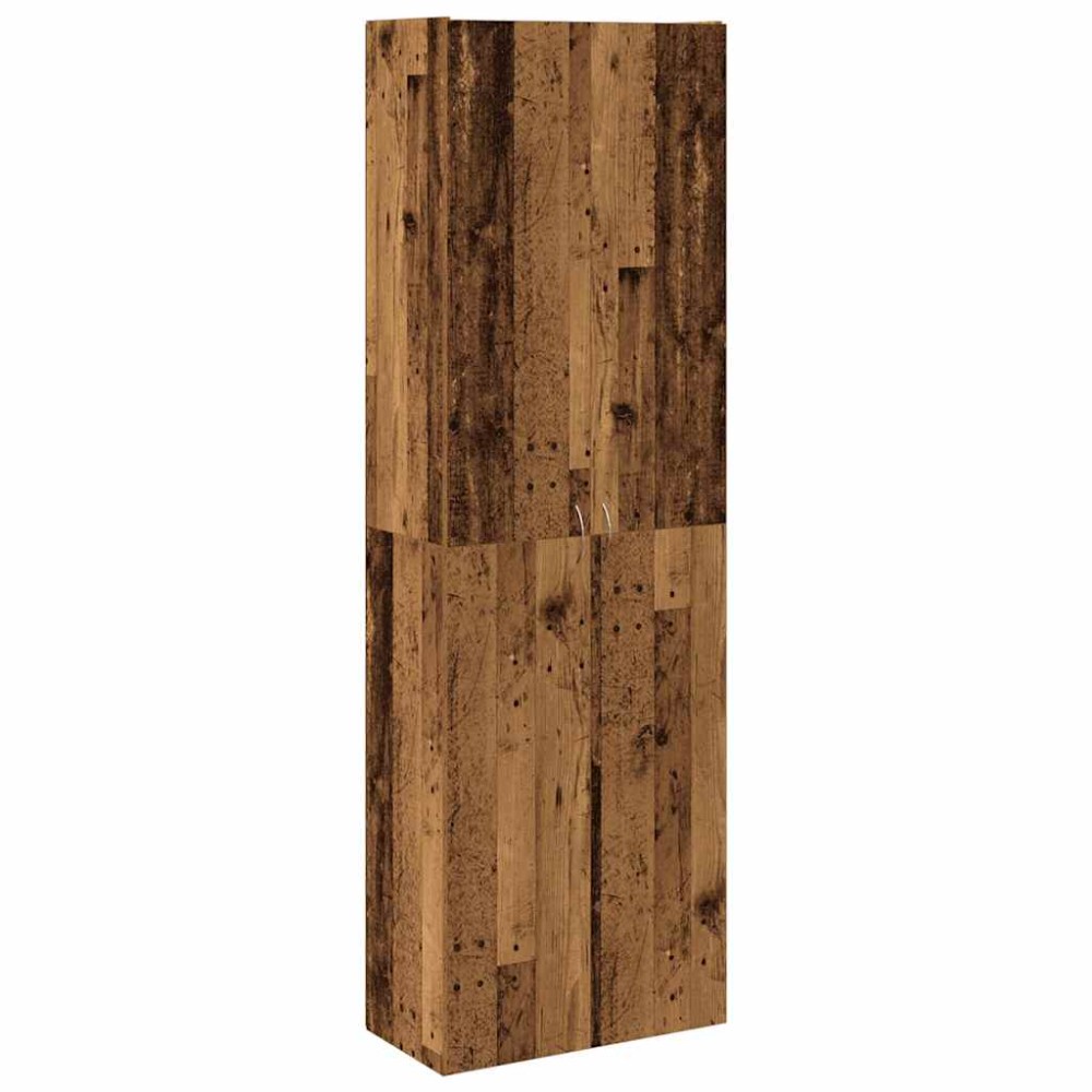 vidaXL Highboard Παλιό ξύλο 60x32x190 cm Κατασκευασμένο ξύλο