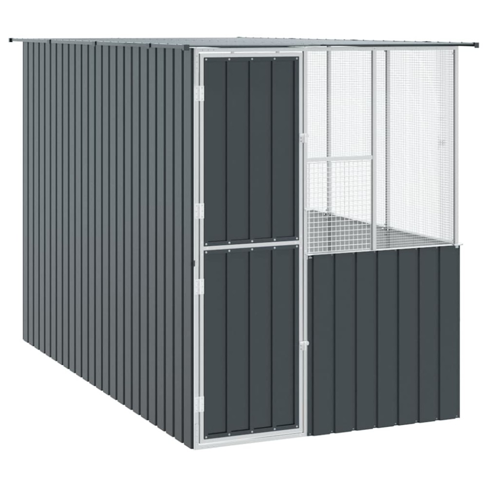 vidaXL Κλουβί Πουλιών Ανθρακί 315 x 167 x 200 cm Γαλβανισμένος χάλυβας