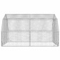 vidaXL Chicken Run 2,5x4x2,25 m Γαλβανισμένος χάλυβας