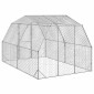 vidaXL Chicken Run 2,5x4x2,25 m Γαλβανισμένος χάλυβας