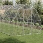 vidaXL Τρέξιμο για κοτόπουλα 2,5x12x2,25 μ. από Γαλβ. Χάλυβα