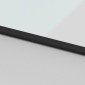 vidaXL Συρόμενη πόρτα με σετ υλικού 90x205 cm από γυαλί&Αλουμίνιο