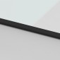 vidaXL Συρόμενη πόρτα με σετ υλικού 102,5x205 cm από γυαλί&Αλουμίνιο