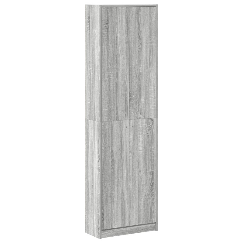 vidaXL Γκρι Ντουλάπι Sonama 55x25x189 cm Επεξεργασμένο Ξύλο