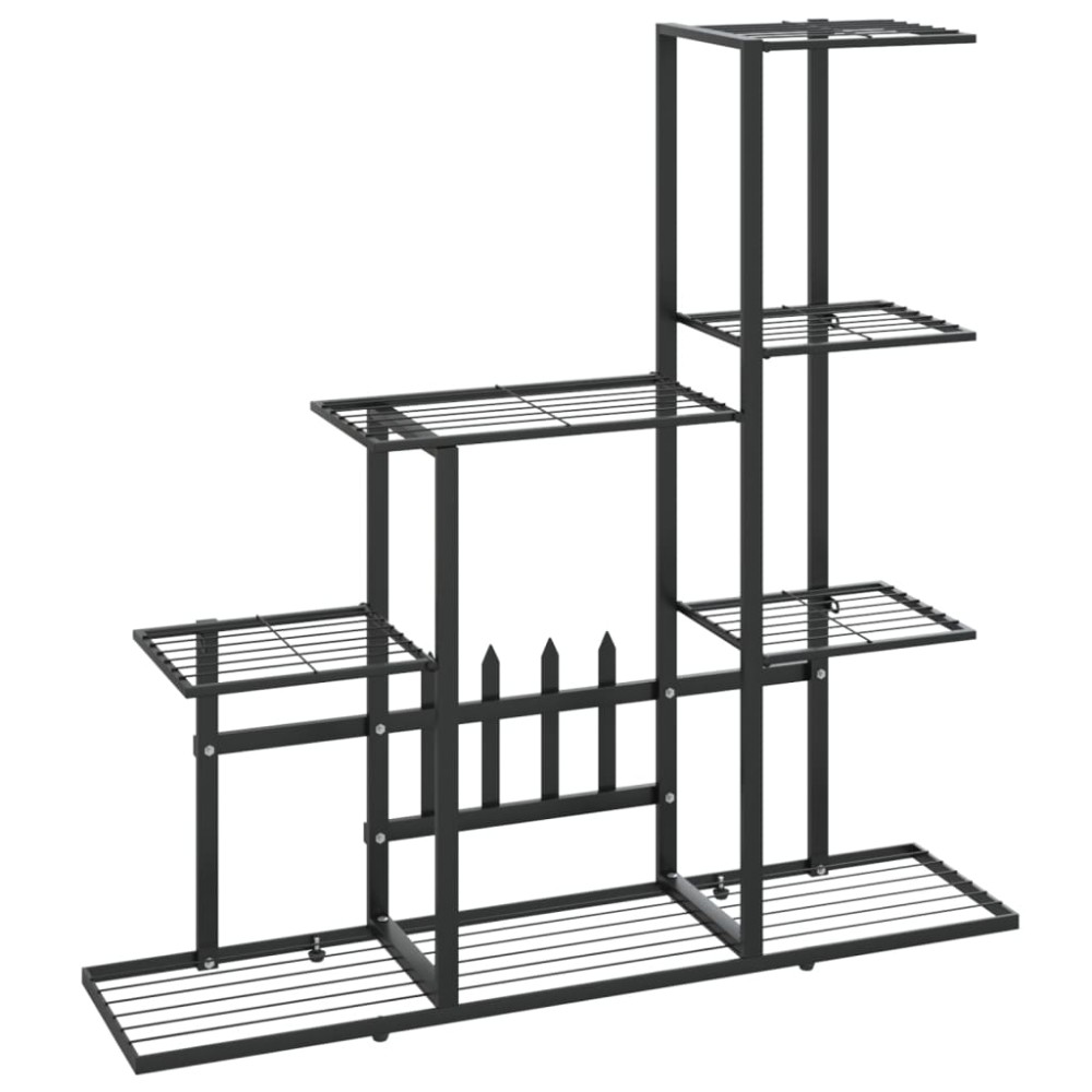 vidaXL Ανθοστήλη Μαύρη 94,5 x 25 x 88 εκ. Μεταλλική