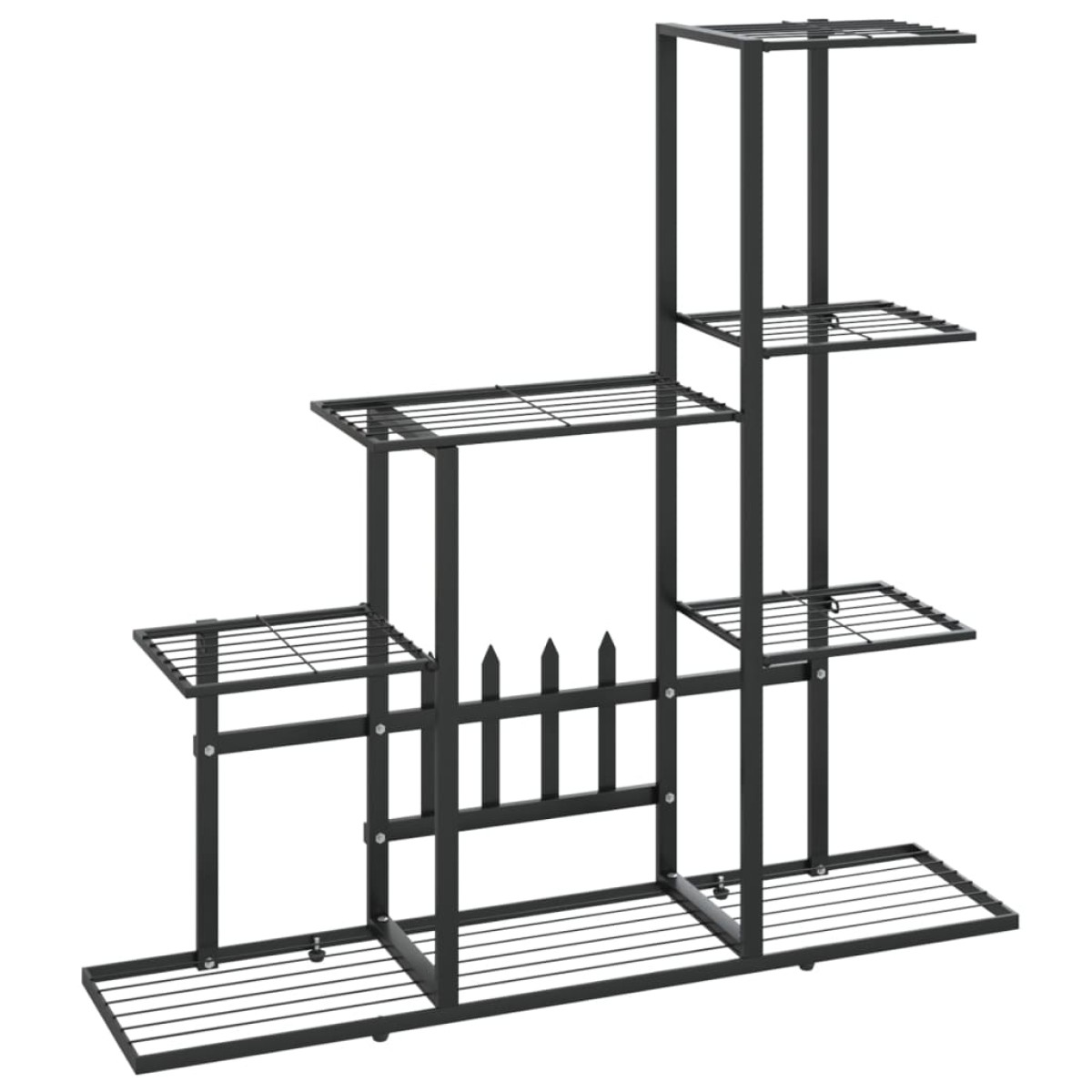 vidaXL Ανθοστήλη Μαύρη 94,5 x 25 x 88 εκ. Μεταλλική