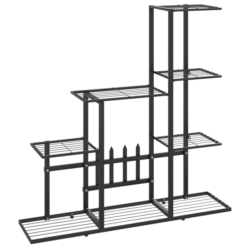 vidaXL Ανθοστήλη Μαύρη 94,5 x 25 x 88 εκ. Μεταλλική