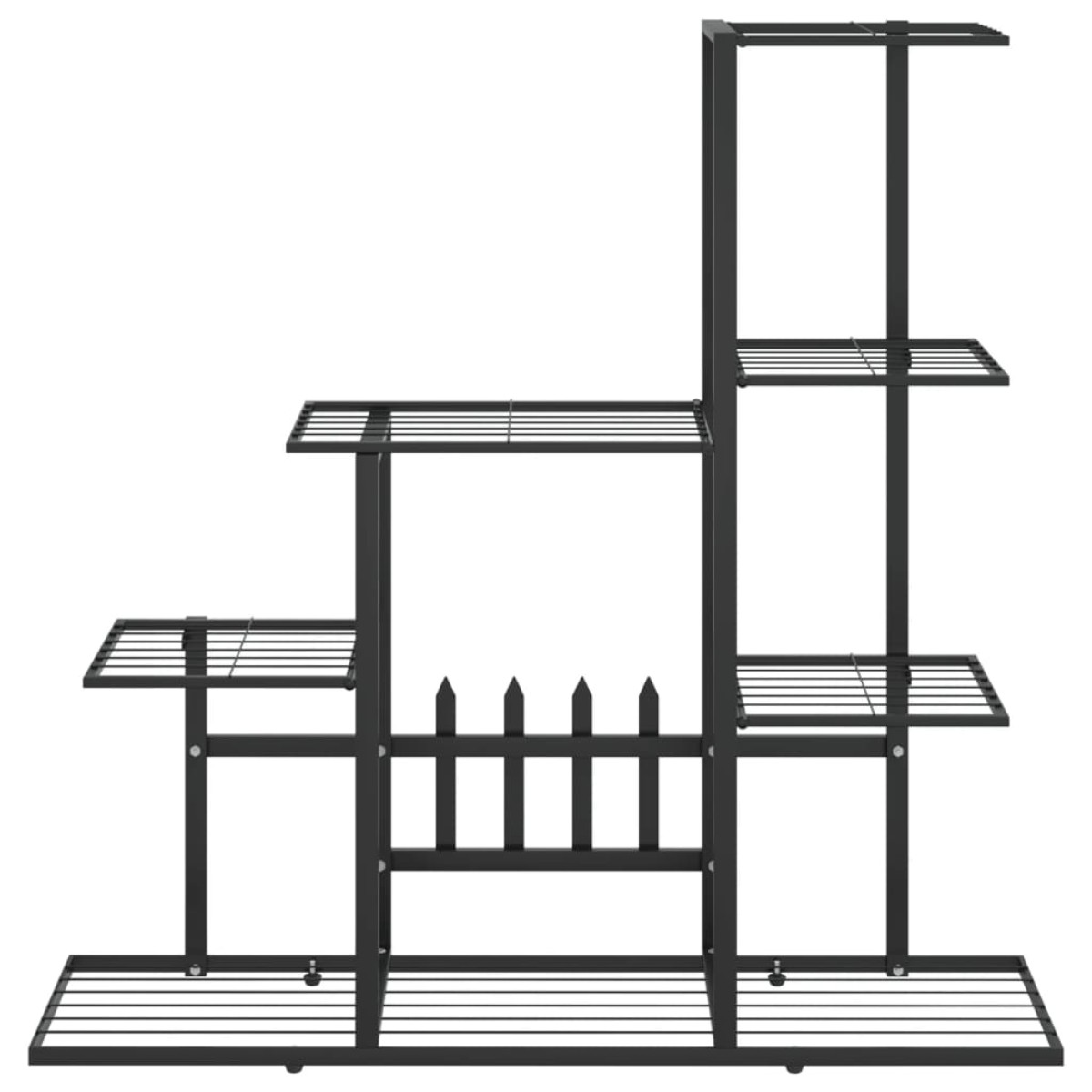 vidaXL Ανθοστήλη Μαύρη 94,5 x 25 x 88 εκ. Μεταλλική