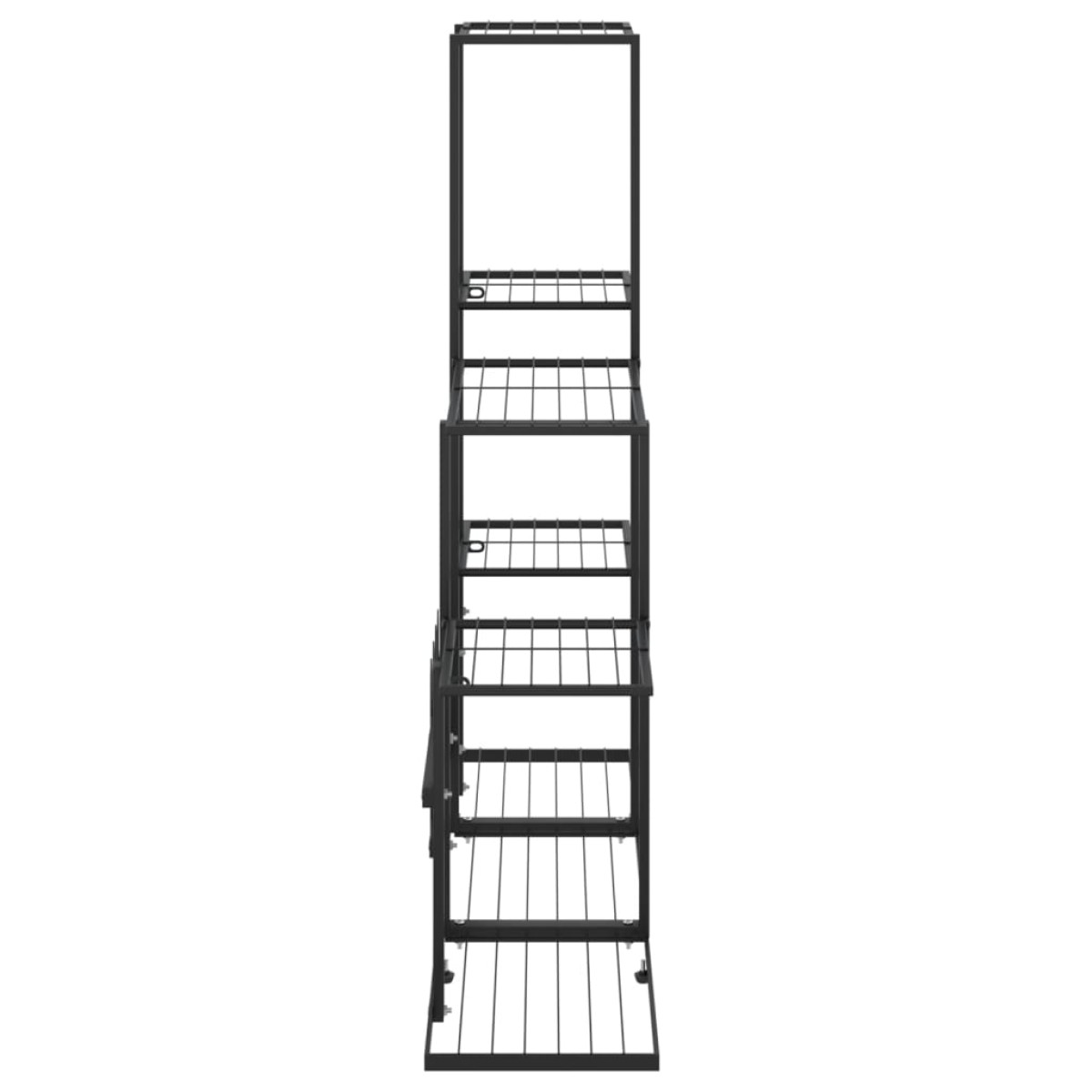 vidaXL Ανθοστήλη Μαύρη 94,5 x 25 x 88 εκ. Μεταλλική