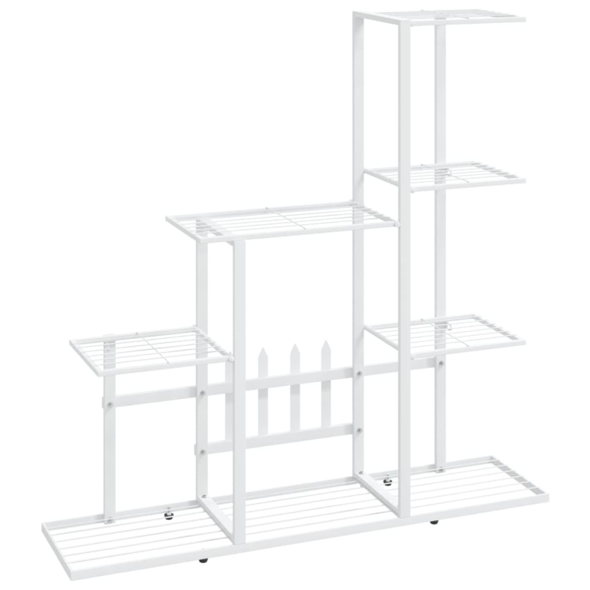 vidaXL Ανθοστήλη Λευκή 94,5 x 25 x 88 εκ. Μεταλλική