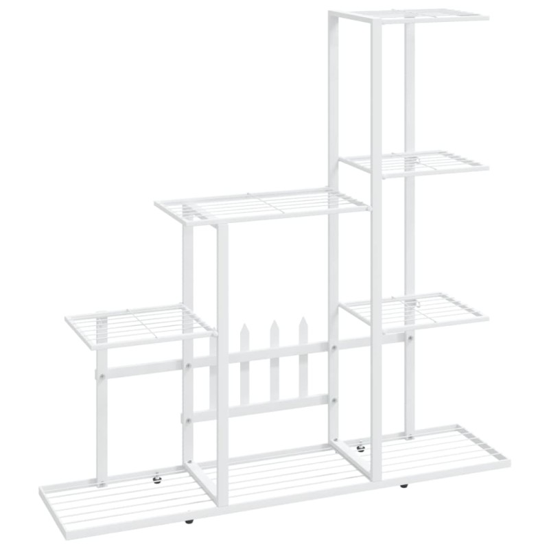 vidaXL Ανθοστήλη Λευκή 94,5 x 25 x 88 εκ. Μεταλλική