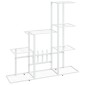 vidaXL Ανθοστήλη Λευκή 94,5 x 25 x 88 εκ. Μεταλλική