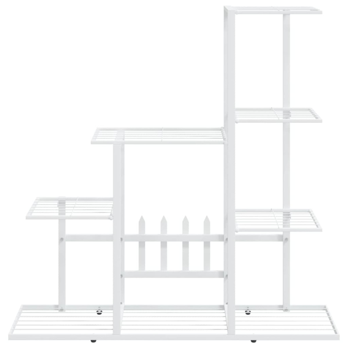 vidaXL Ανθοστήλη Λευκή 94,5 x 25 x 88 εκ. Μεταλλική