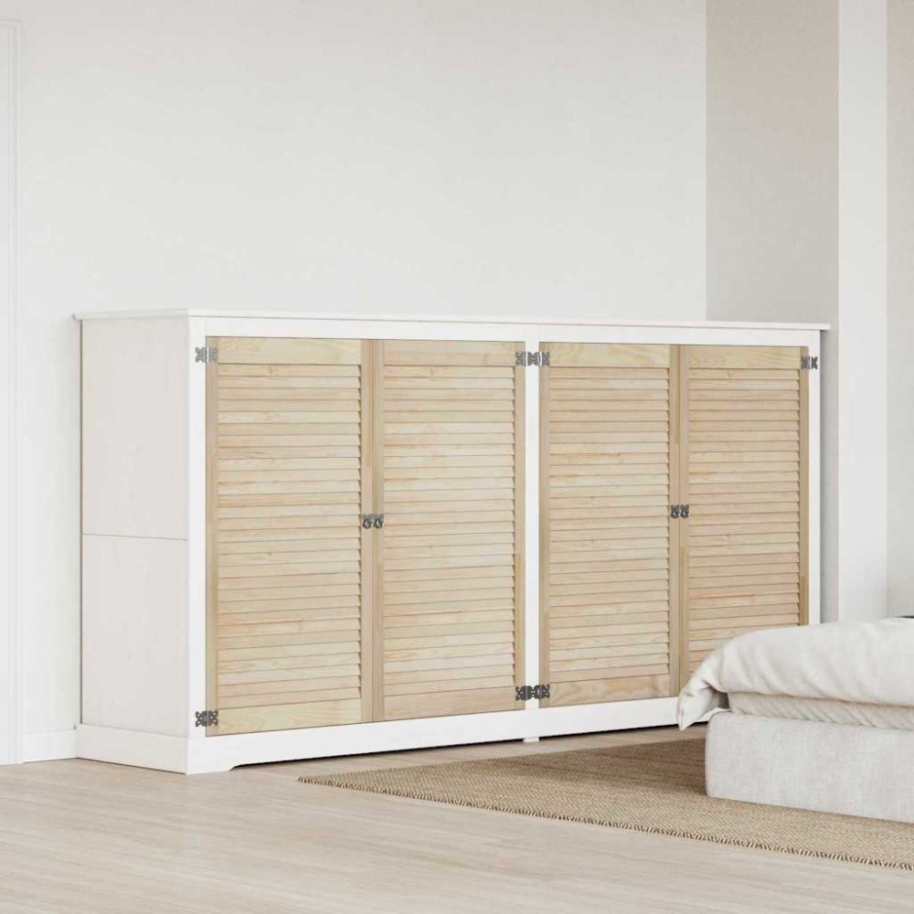 vidaXL Πόρτα Ντουλάπας με πόρτα 4 pcs Φυσικό 140.5 x 2.1 x 49.5 cm