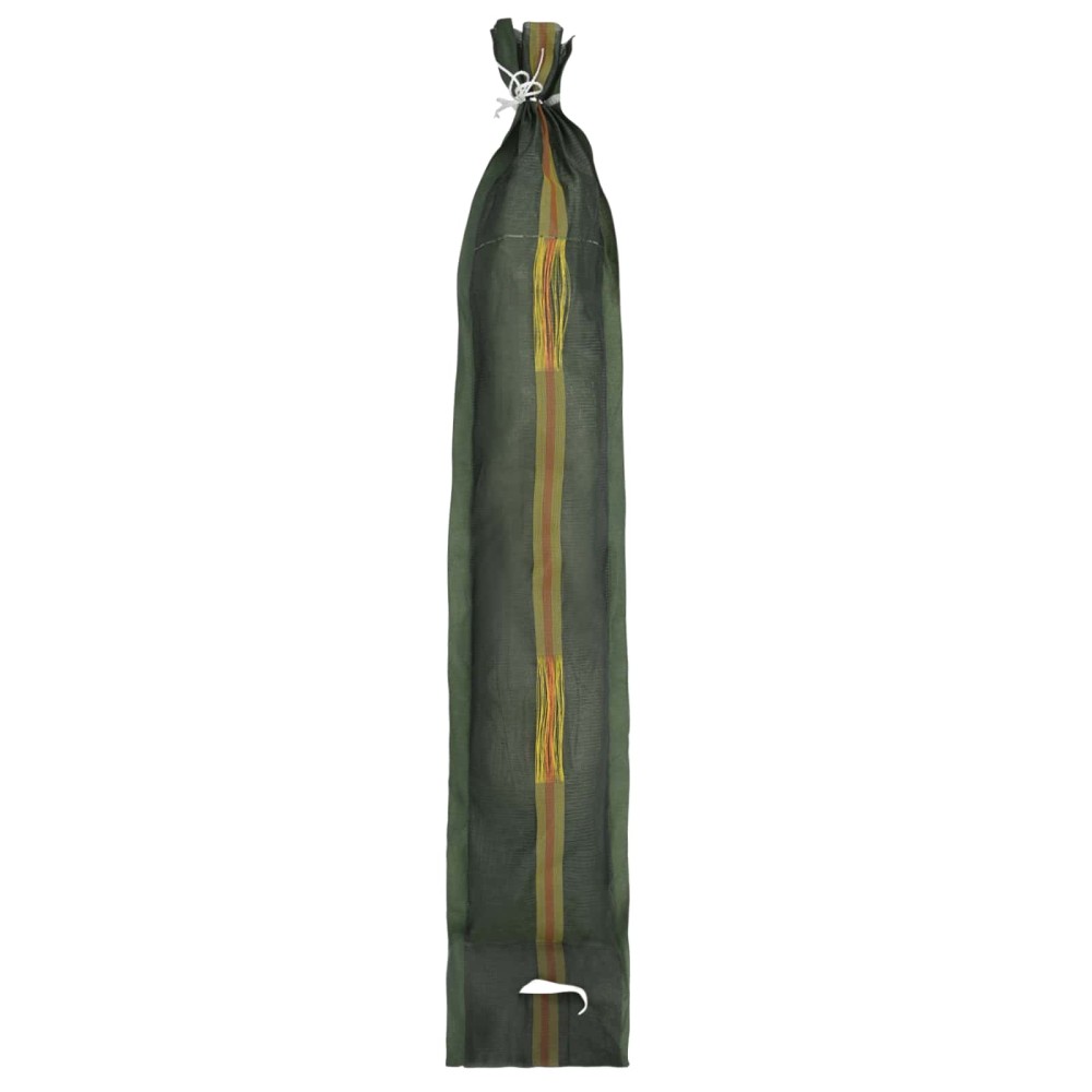 vidaXL Σακιά με άμμο 10 pcs Σκούρο Πράσινο 100 x 25 cm HDPE
