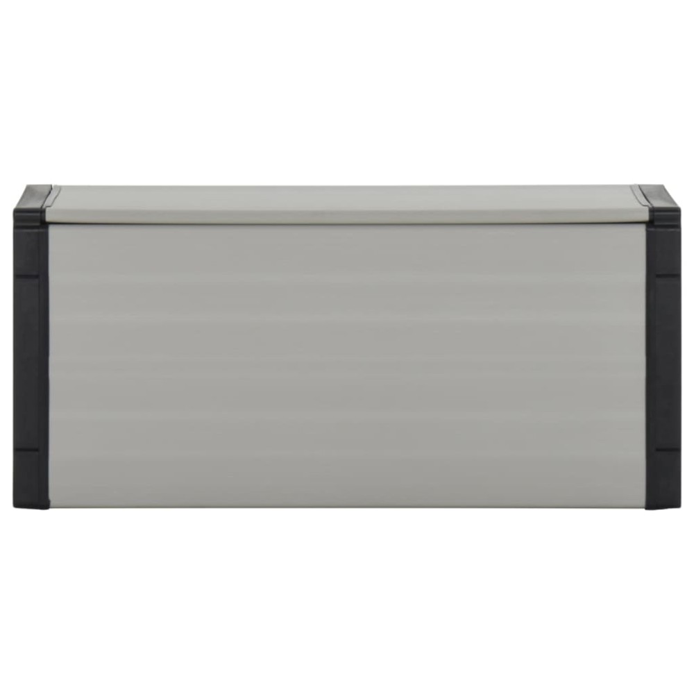 vidaXL Κάδος Απορριμάτων Κήπου Γκρι 85 x 34 x 40 εκ.