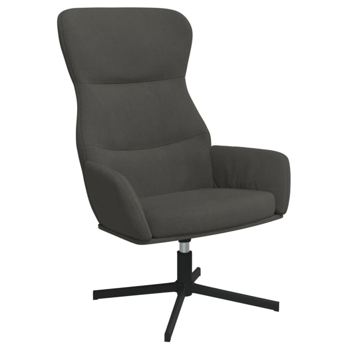 vidaXL Πολυθρόνα Relax Σκούρο Γκρι Βελούδινη