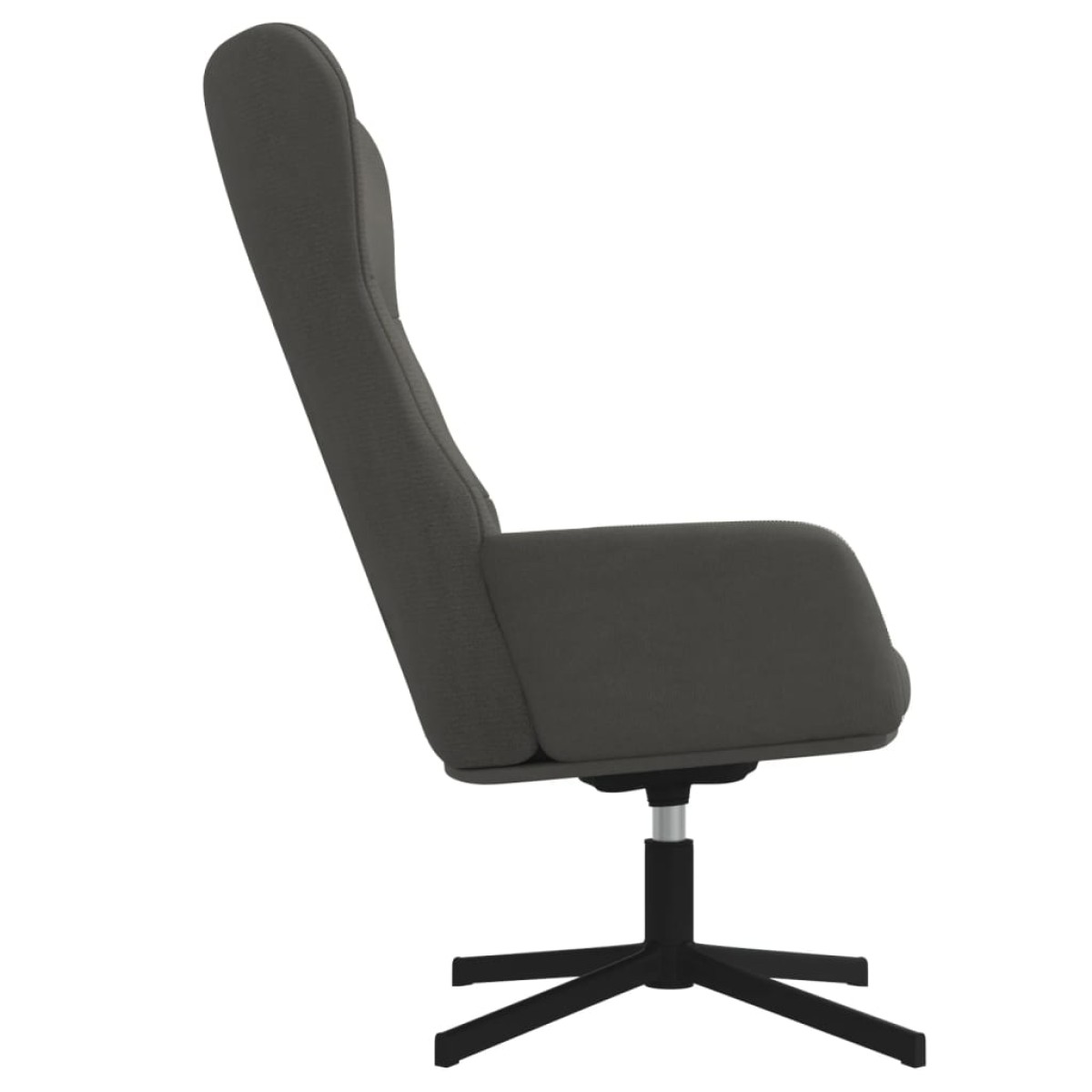 vidaXL Πολυθρόνα Relax Σκούρο Γκρι Βελούδινη