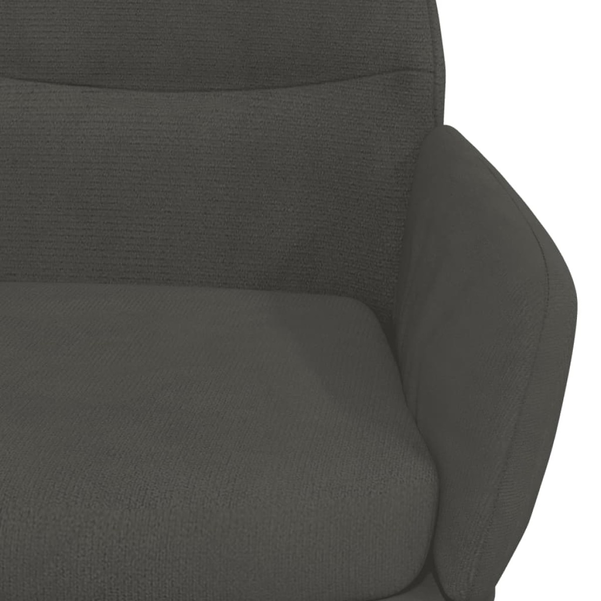 vidaXL Πολυθρόνα Relax Σκούρο Γκρι Βελούδινη