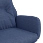 vidaXL Πολυθρόνα Relax Μπλε Υφασμάτινη