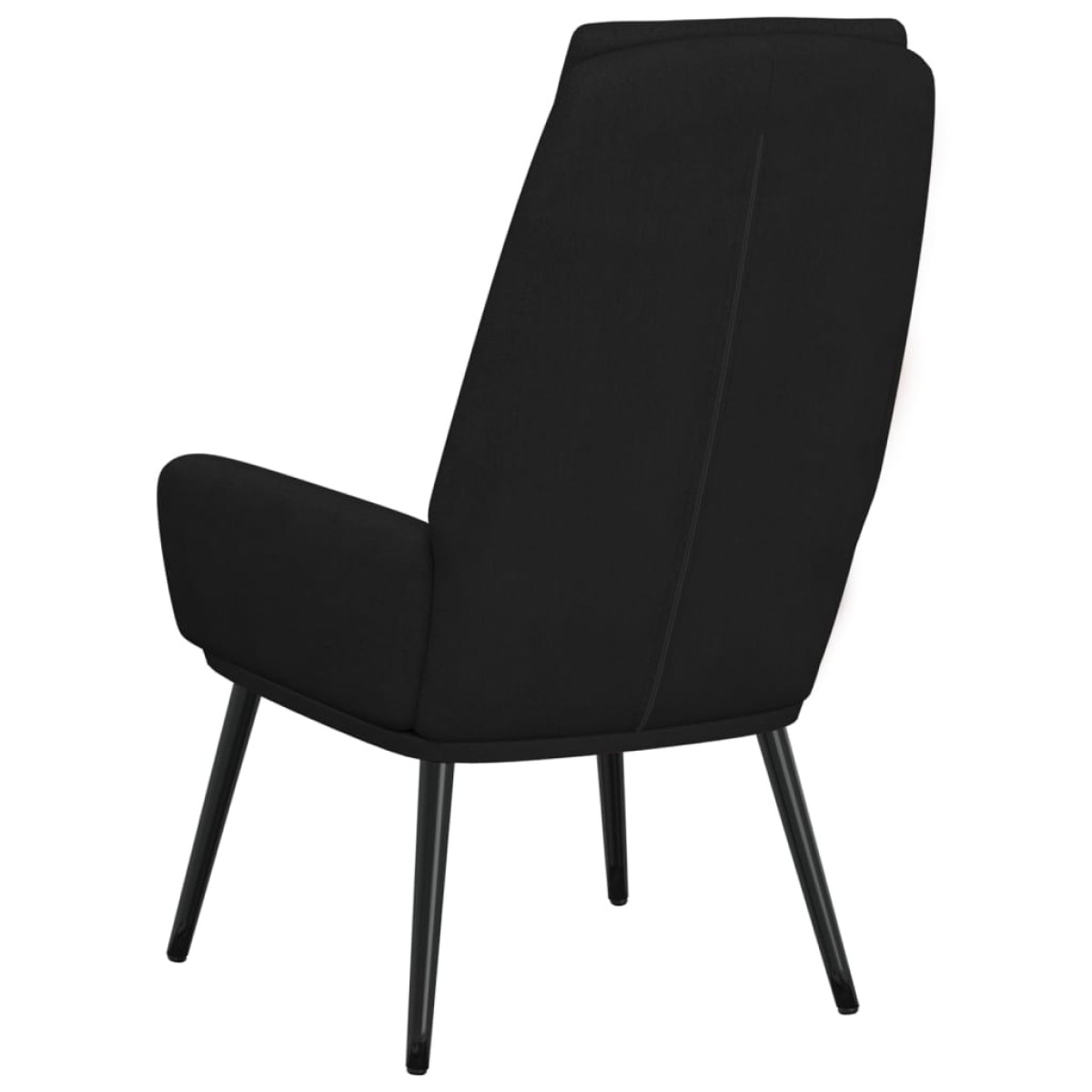 vidaXL Πολυθρόνα Relax Μαύρη Υφασμάτινη