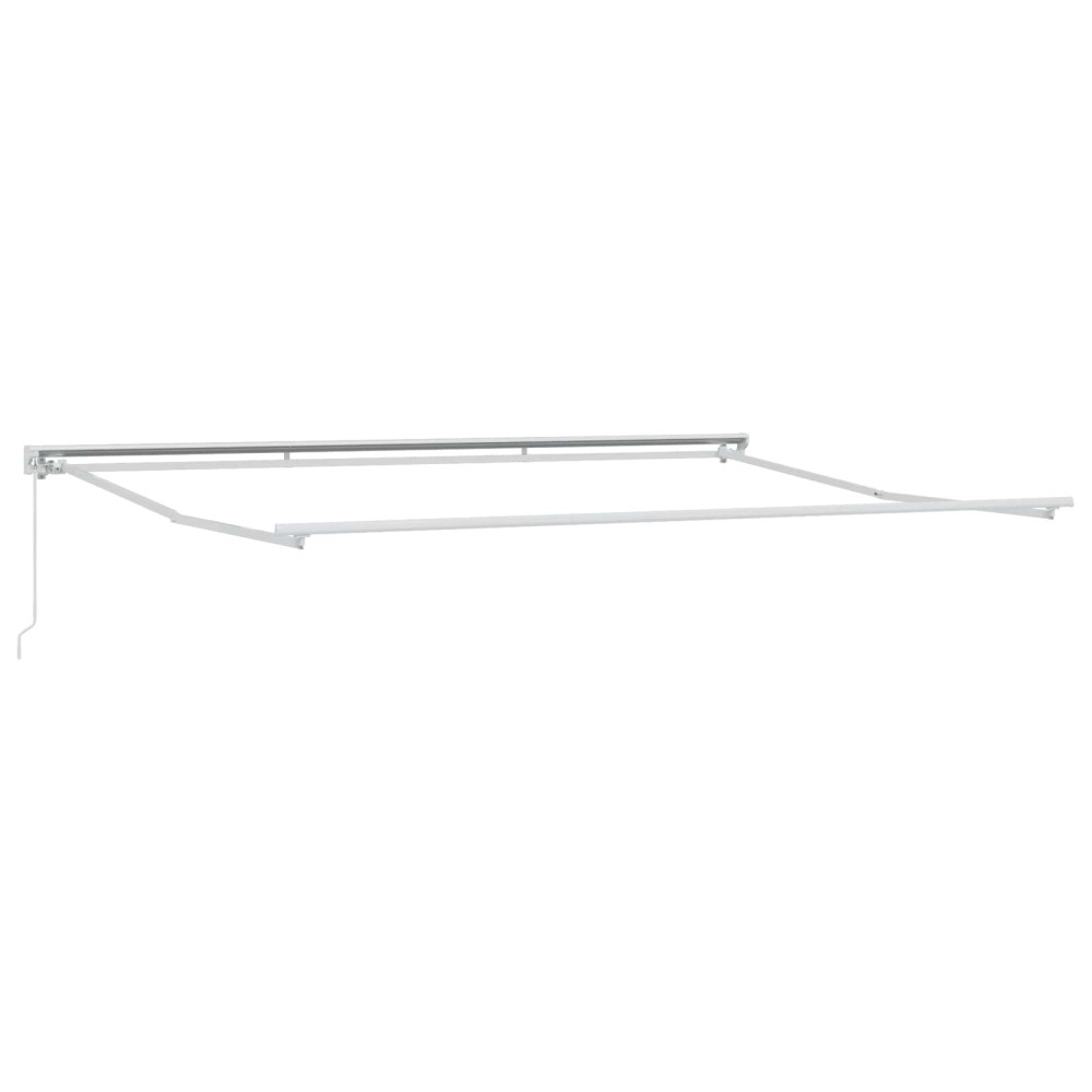 vidaXL Χειροκίνητη Ανακλινόμενη Σκίαση Πορτοκαλί, Γκρι, Μπλε, Λευκό