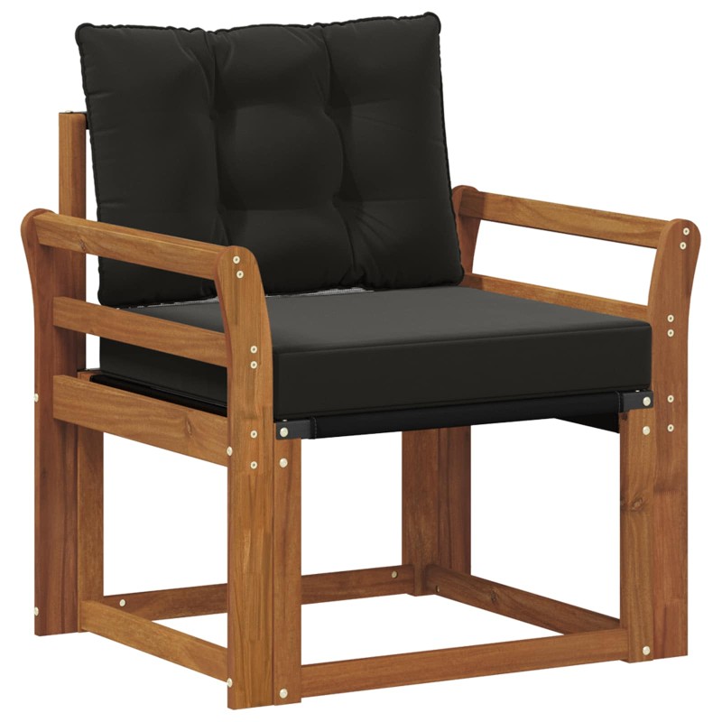 vidaXL 2 Τεμάχιο Εξωτερικός καναπές Στερεό Ξύλο Ακακίας Φυσικό