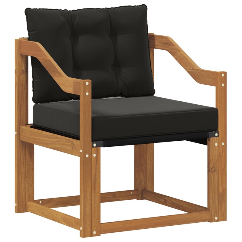 vidaXL 2 Τεμάχιο Εξωτερικός καναπές Στερεό Ξύλο Ακακίας Φυσικό