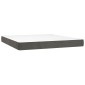 vidaXL Στρώμα με Pocket Springs Μεσαίας Σκληρότητας Σκ. Γκρι 152x203x20εκ. Βελούδινο Queen