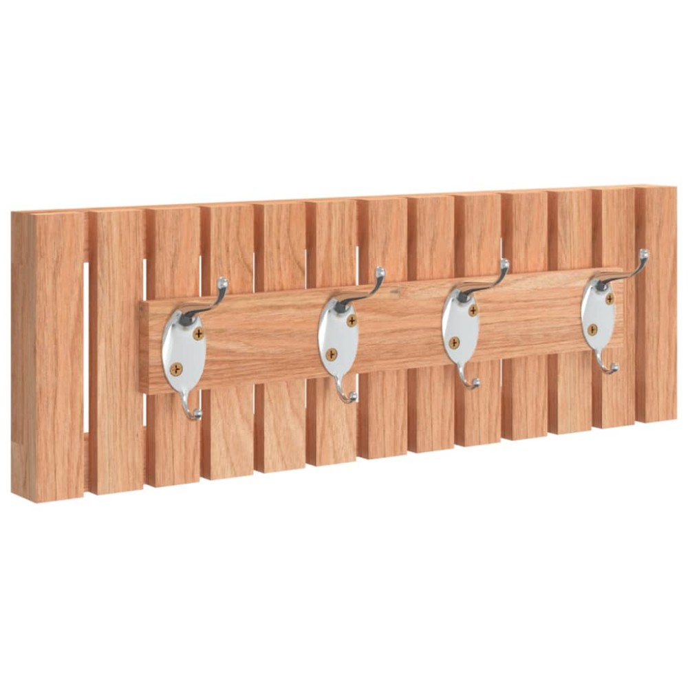 vidaXL Κρεμάστρα Τοίχου 42 x 8,5 x 14 εκ. από Μασίφ Ξύλο Καρυδιάς