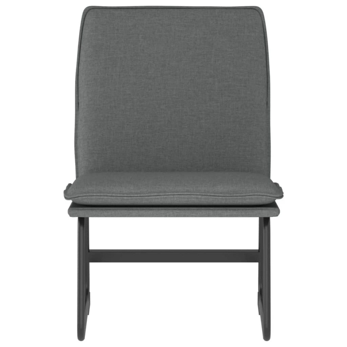 vidaXL Πολυθρόνα Σκούρο Γκρι 52 x 75 x 76 εκ. Υφασμάτινη