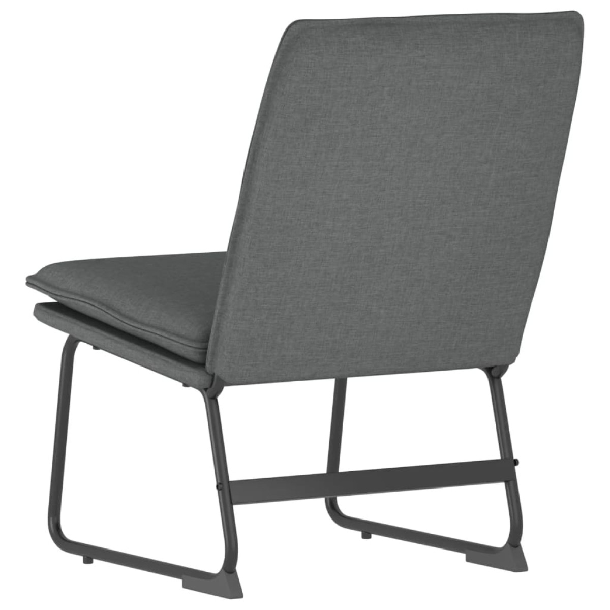 vidaXL Πολυθρόνα Σκούρο Γκρι 52 x 75 x 76 εκ. Υφασμάτινη