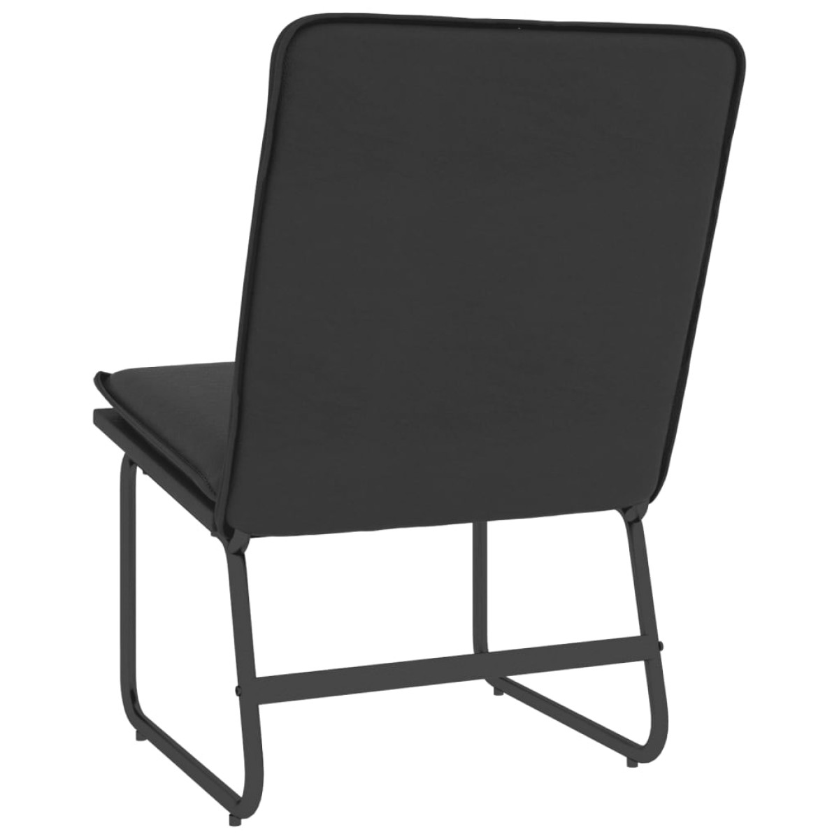 vidaXL Πολυθρόνα Μαύρη 54 x 75 x 76 εκ. από Συνθετικό Δέρμα