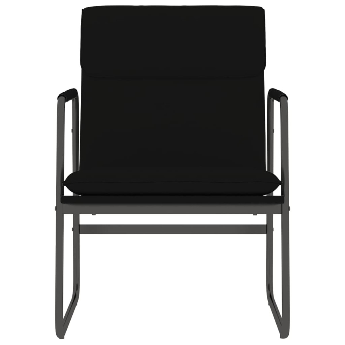 vidaXL Πολυθρόνα Μαύρη 55 x 64 x 80 εκ. από Συνθετικό Δέρμα