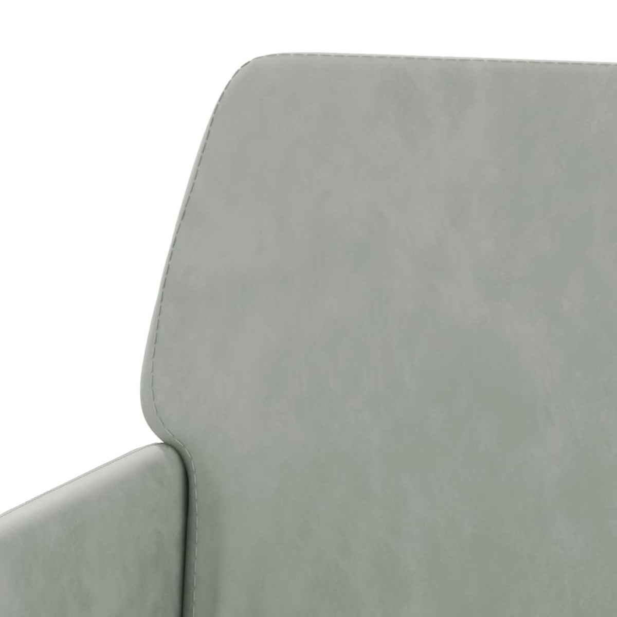 vidaXL Πολυθρόνα Ανοιχτό Γκρι 62 x 79x 79 εκ. Βελούδινη