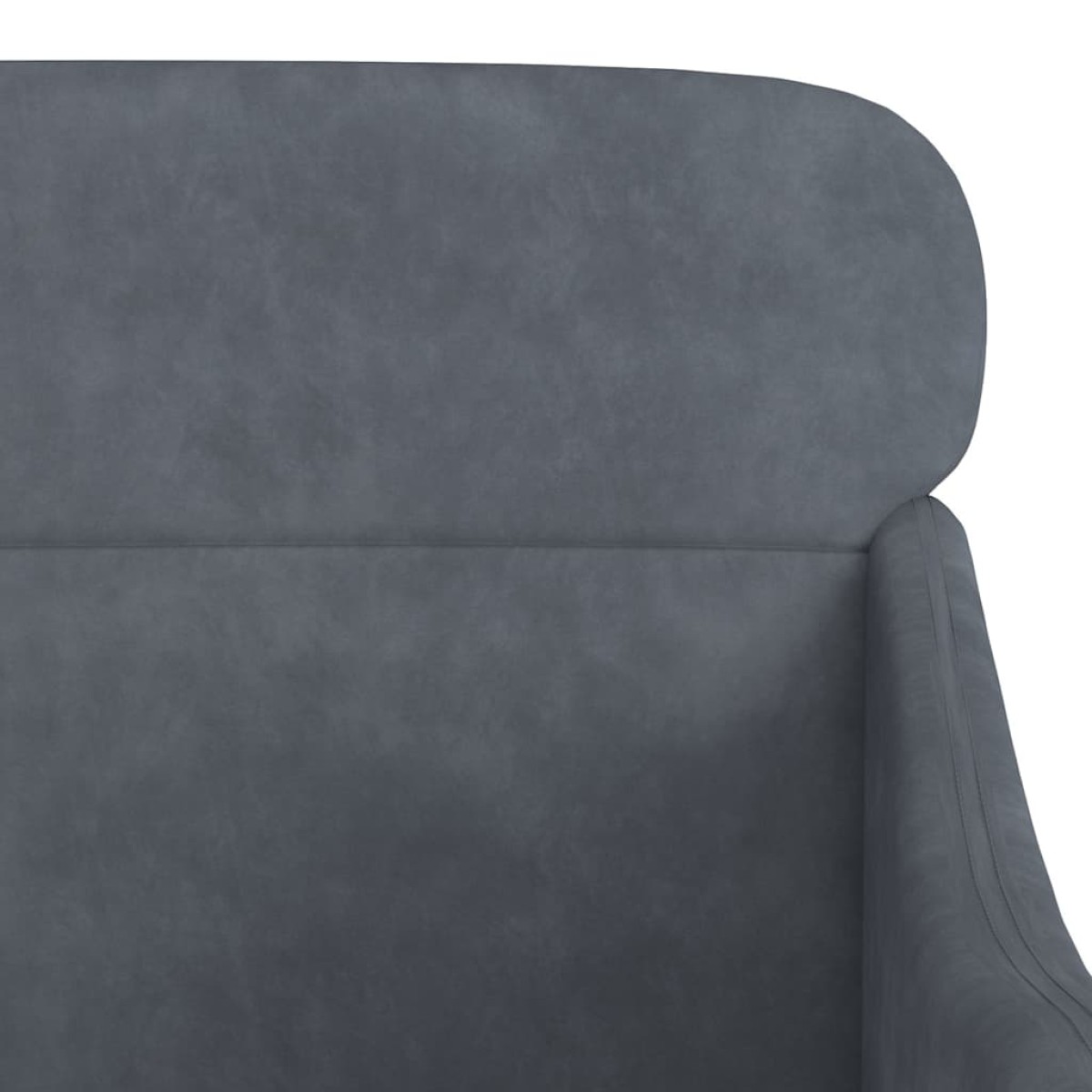 vidaXL Πολυθρόνα Σκούρο Γκρι 63x76x80 εκ. Βελούδινη