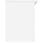 vidaXL Παπουτσοθήκη ALTA Λευκή 100 x 35 x 45 εκ. από Μασίφ Ξύλο Πεύκου