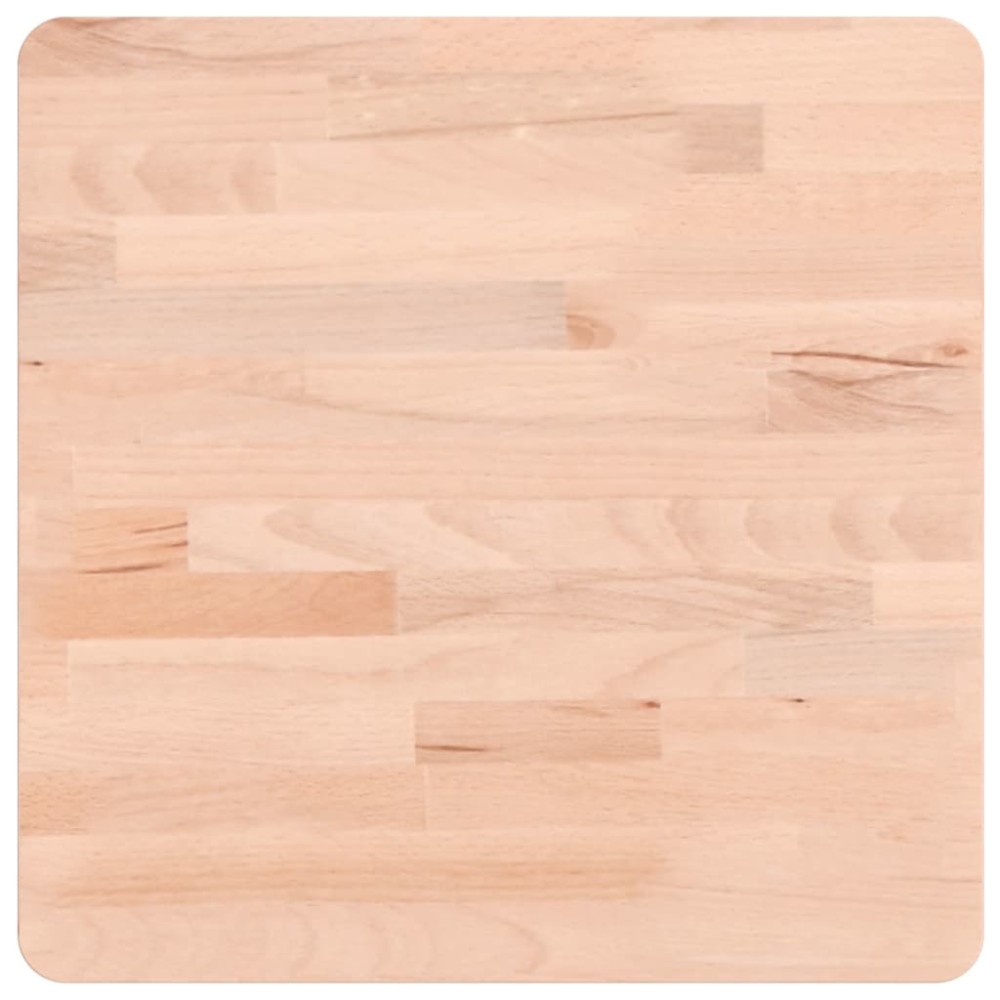 vidaXL Επιφάνεια Τραπεζιού Τετράγωνη 40x40x2,5 εκ. Μασίφ Ξύλο Οξιάς