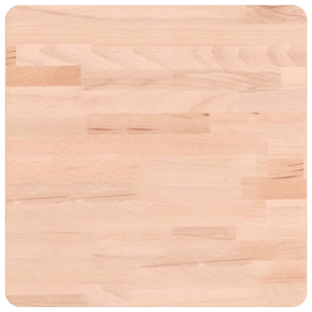 vidaXL Επιφάνεια Τραπεζιού Τετράγωνη 40x40x4 εκ. Μασίφ Ξύλο Οξιάς