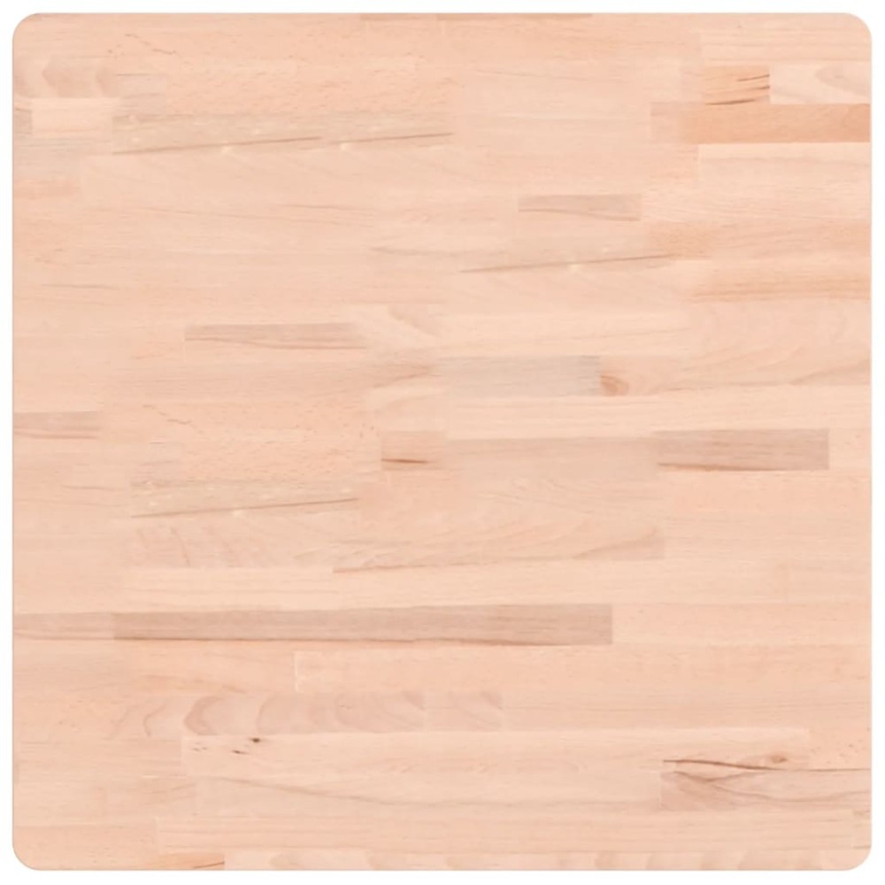 vidaXL Επιφάνεια Τραπεζιού Τετράγωνη 60x60x4 εκ. Μασίφ Ξύλο Οξιάς