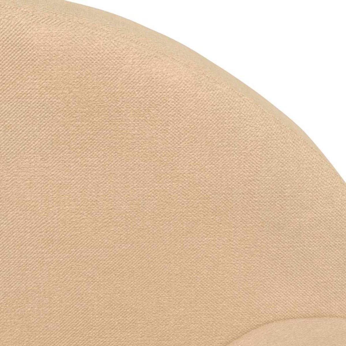 vidaXL Καναπές/Κρεβάτι Παιδικός Κρεμ από Μαλακό Βελουτέ Ύφασμα