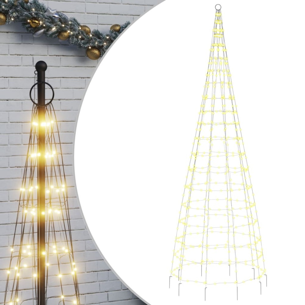 vidaXL Χριστουγεν. Δέντρο 550 LED Θερμό Λευκό 300 εκ.