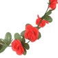 vidaXL Γιρλάντες Λουλουδιών Τεχνητές 6 τεμ. Spring Red 250 εκ.