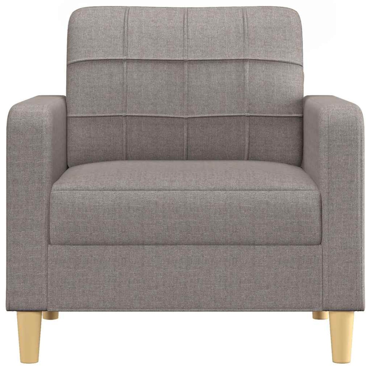 vidaXL Πολυθρόνα Taupe 60 εκ. Υφασμάτινη